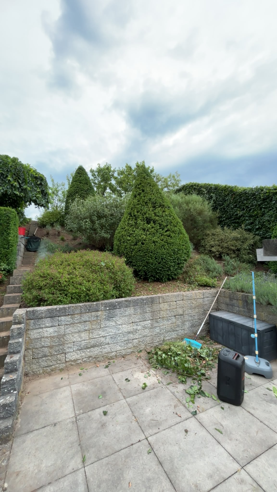 Tuinonderhoud in uitvoering